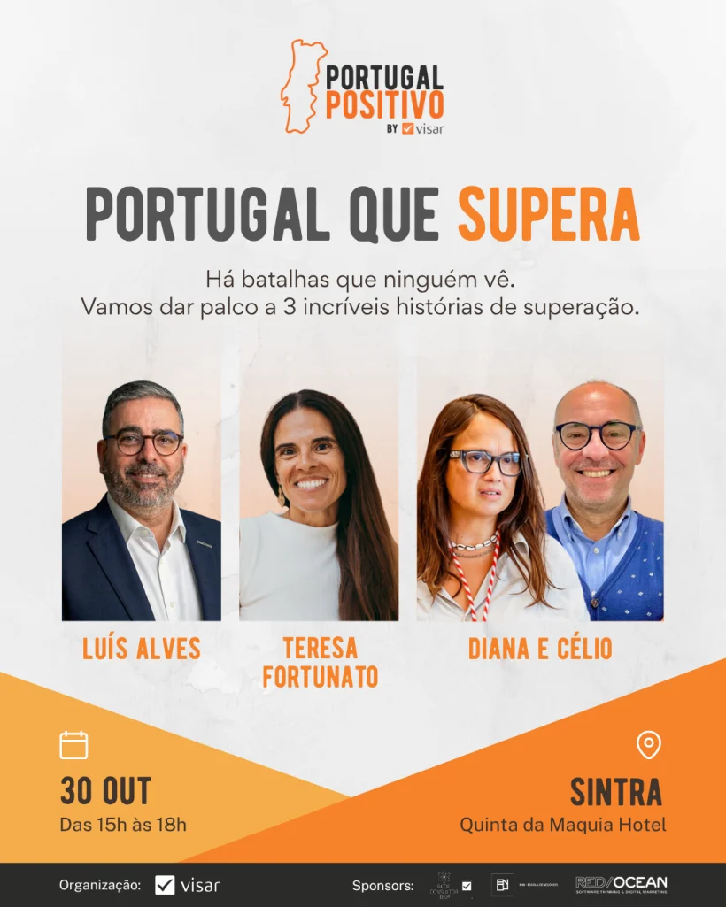 Cartaz Portugal que Supera - Sintra | Portugal Positivo by Visar